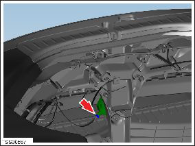 LF Antenna - Bumper Carrier (Remove and Replace)